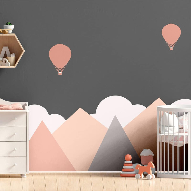 Wandsticker Kinder Deko Babyzimmer Wandsticker Kinder Wandsticker skandinavische Berge Stockholm H12