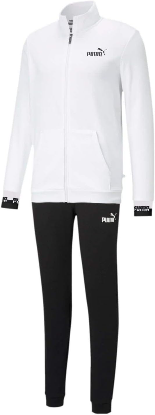 Puma Herren Trainingsanzug Amplified Sweat Suit TR 585842 Puma White M