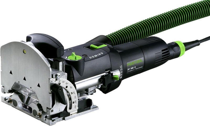 Festool DF 500 Q Domino Oberfräse, elektrisch, Staubabsaugung, enthält elektronische Bauteile, 420 W