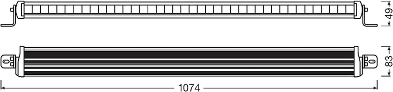 OSRAM LEDriving® Lightbar FX1000-CB SM GEN 2, LED Zusatzscheinwerfer für Nah- und Fernlicht, combo,6