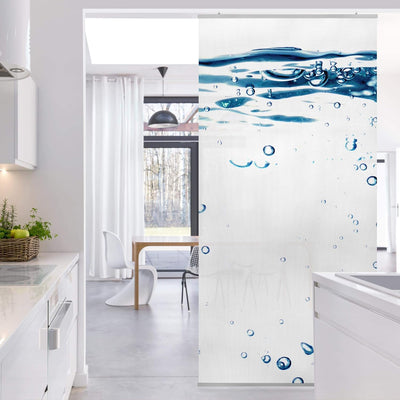 Bilderwelten Raumteiler Clear Blue Water 250x120cm inkl. transparenter Halterung, inkl. transparente