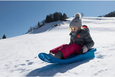 KHW Rodel Schneebob Bobschlitten Snow Bird De Luxe Iceblue, Iceblue