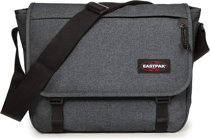 EASTPAK Delegate + Messenger Bag, 38 cm, 20 l Black Denim, Black Denim