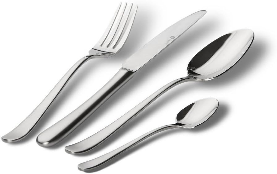 Paul Wirths BLUES Besteckset 6 Personen | harmonische Designformen für besondere Eleganz | Besteck S