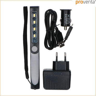 proventa® WorkLoad Akku LED-Arbeitsleuchte 2W mit Taschenlampe 1. Akku-stableuchte, 1. Akku-stableuc