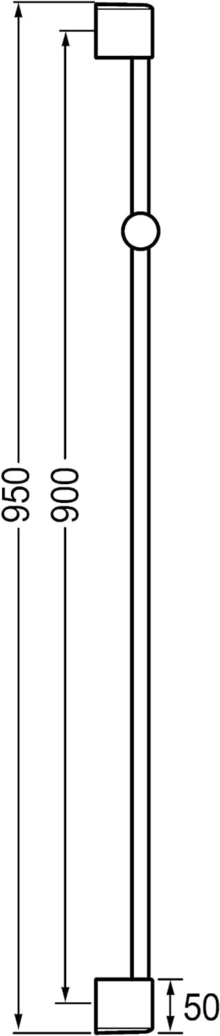 Hansa 4550200 Hansapurejet Wandstange