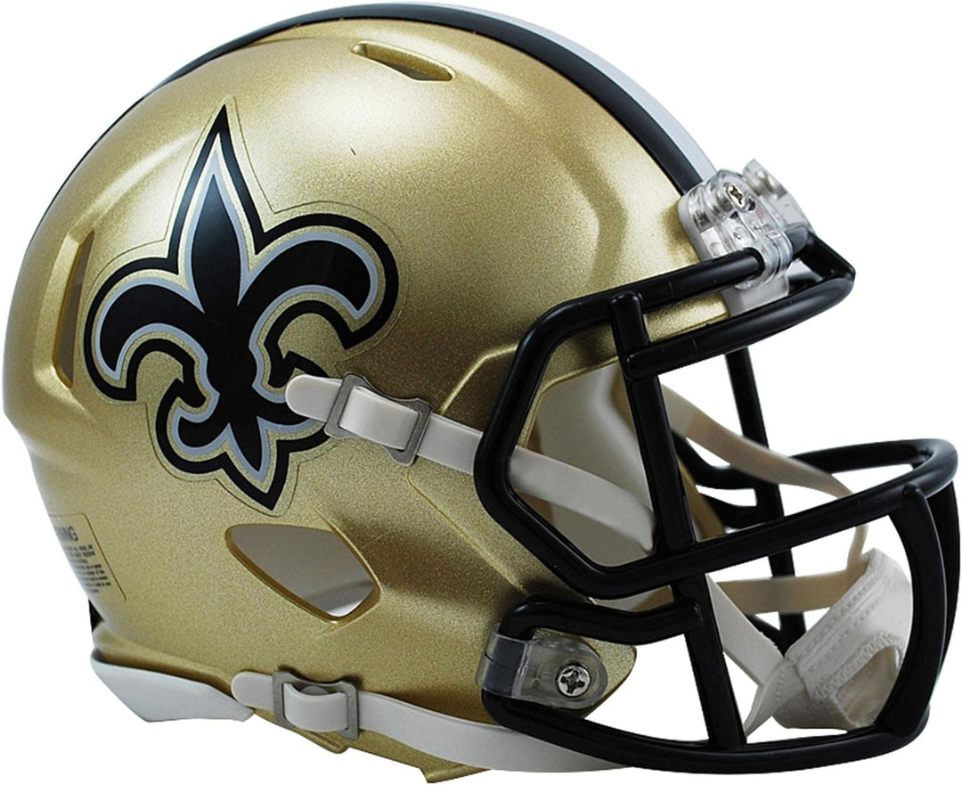 Riddell NFL Speed Mini-Helm New Orleans Saints Einheitsgrösse Gold, New Orleans Saints Einheitsgröss