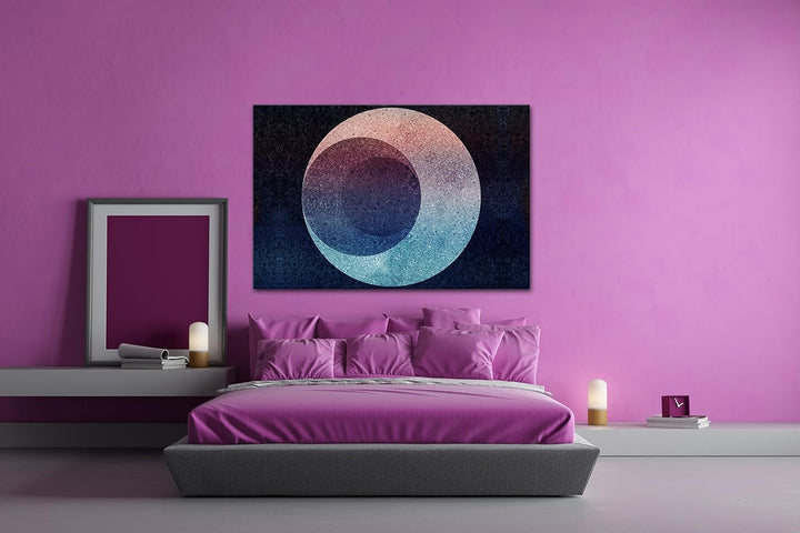 deyoli ausgefallene Kugel mit einem Loch Format: 80x60 als Leinwandbild, Motiv fertig gerahmt auf Ec
