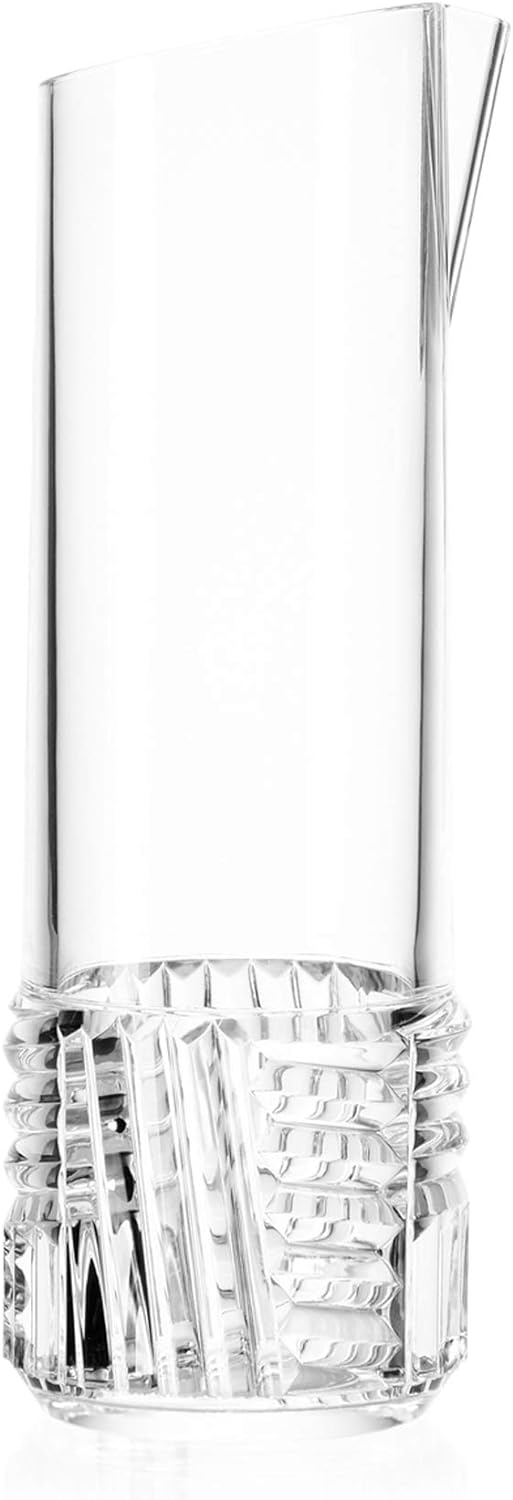 Kartell Trama Karaffe, Thermoplastisches Technopolymer, Klar, 30,5 x 10 cm Caraffa Cristallo, Caraff