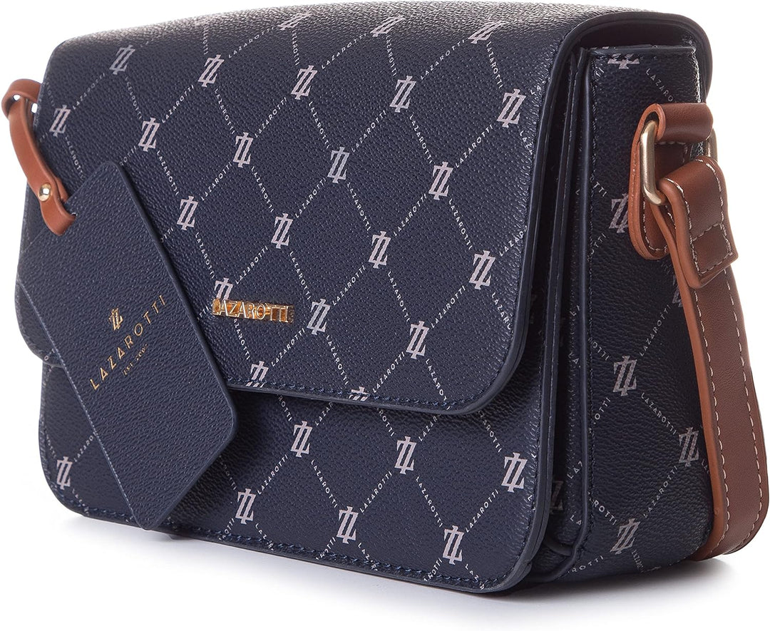 Lazarotti Palermo Umhängetasche Damen | verstellbarer Schultergurt | mittelgrosse Crossbody Bag | Sc