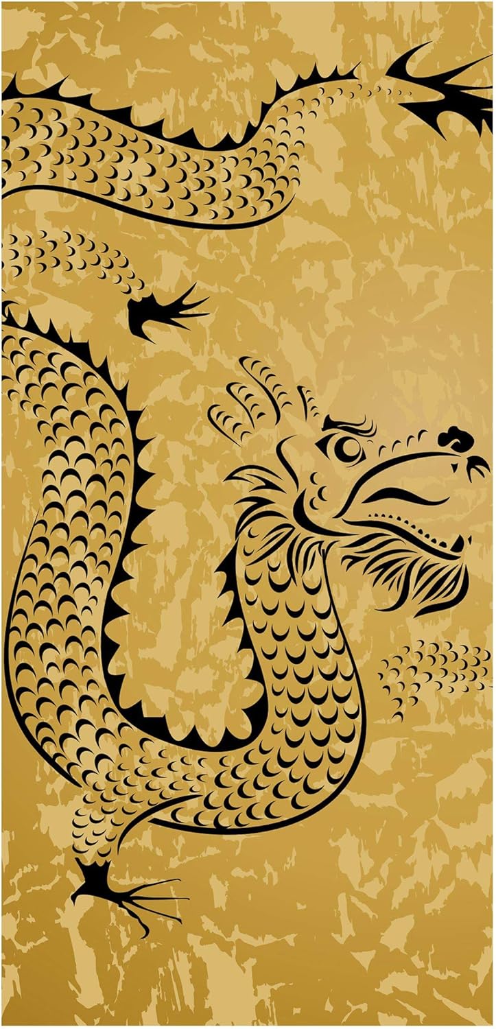 Bilderwelten Raumteiler Chinese Dragon 250x120cm inkl. transparenter Halterung, inkl. transparenter