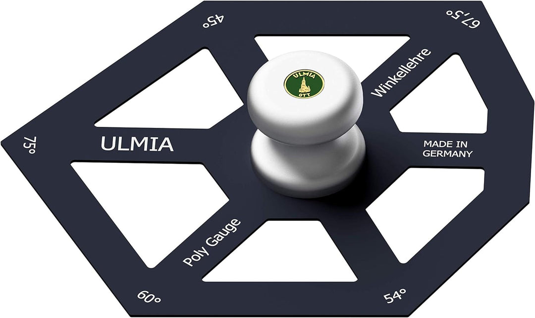 ULMIA Winkeleinstelllehre Polygon (Präzisionsmesswerkzeug, Genauigkeit : +/- 0.05 mm) - 510