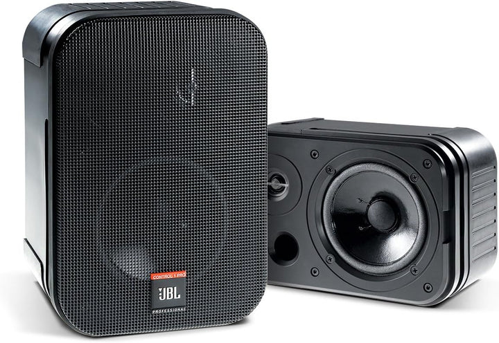 JBL C1Pro Nahfeldmonitor mit Halter Schwarz, 1 Stück, 9.30 x 6.30 x 5.60 inches, schwarz