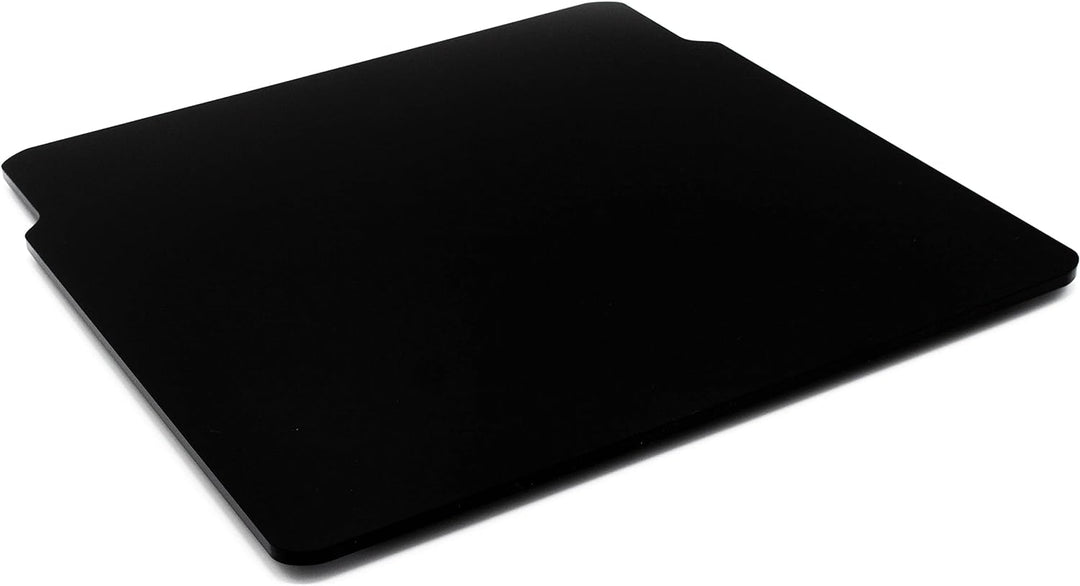 Gleitbrett aus Acryl | schwarz glänzend | 29x26cm für Optigrill Elite GC 750D und vielen weiteren Kü