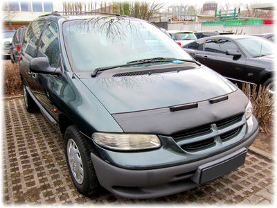 AB-00931 CARBON OPTIK Auto Bra kompatibel mit Chrysler Grand Voyager Caravan Bj. 1996-2000 Haubenbra