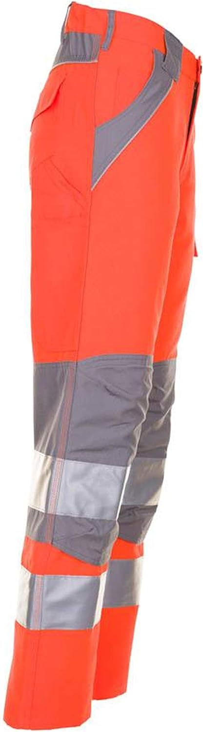 Planam Grösse 25 Unisex Plaline Warnschutz Bundhose orange Zink Modell 5610 25 Orange/Zink, 25 Orang
