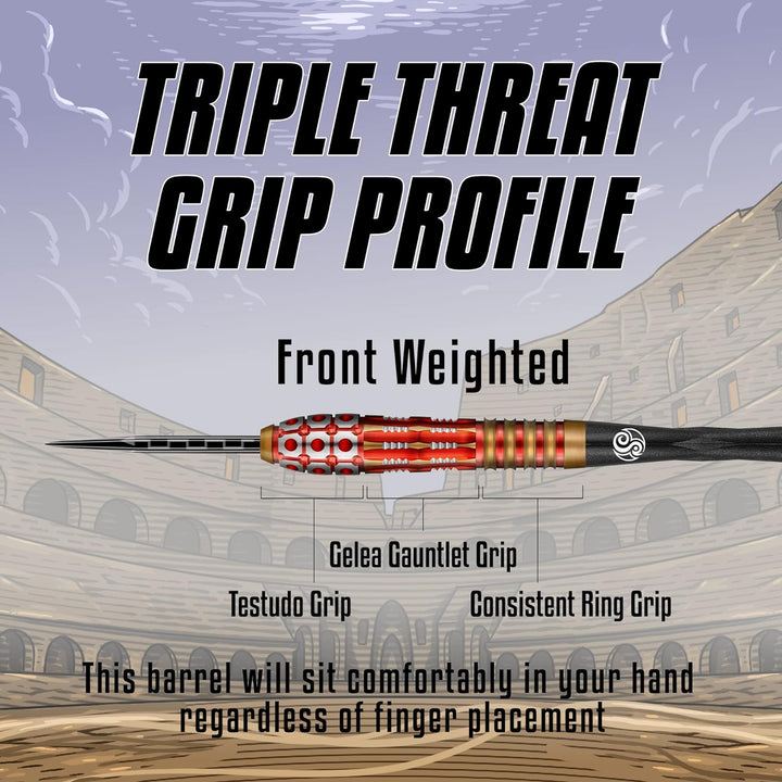 Shot Roman Empire Centurion Steel Tip Dart Set 90% Wolfram Pro Wurfpfeile Steel Tip Set Professional
