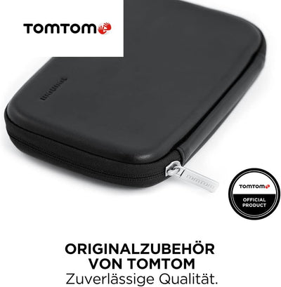 TomTom Premium Ledertasche 7 Zoll für TomTom GO Discover, GO Camper Max und TomTom GO Expert Single,