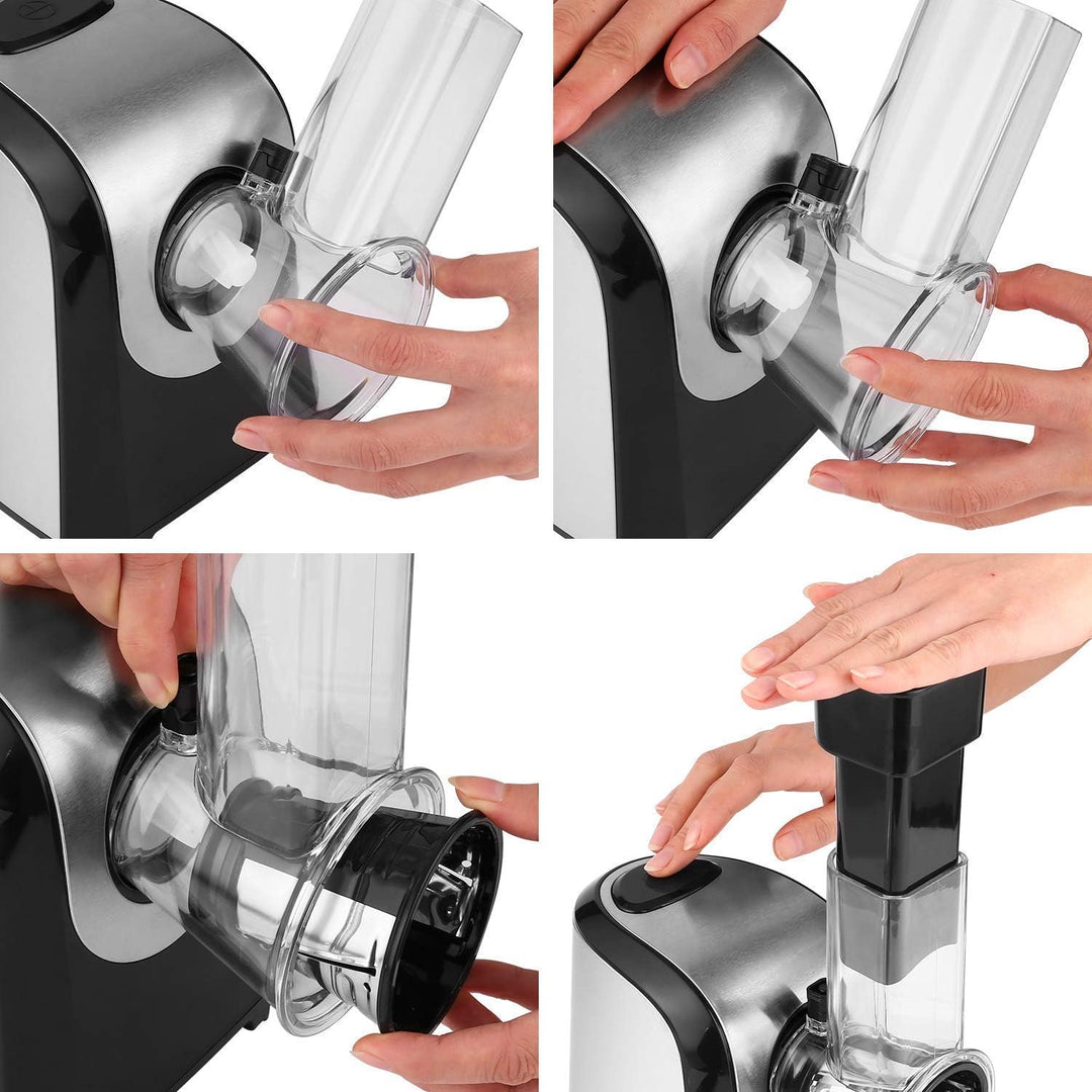 Meykey Elektrisch Gemüsehobel, Elektrisch Schnitzelwerk,Elektrischer Zerkleinerer, Elektrische Küche