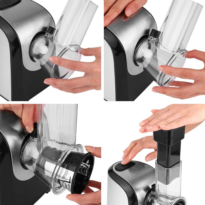 Meykey Elektrisch Gemüsehobel, Elektrisch Schnitzelwerk,Elektrischer Zerkleinerer, Elektrische Küche