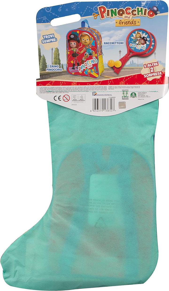 Giochi Preziosi Socken 2023 - Die Original und Bunte Socke der Befana mit Überraschung von Pinocchio