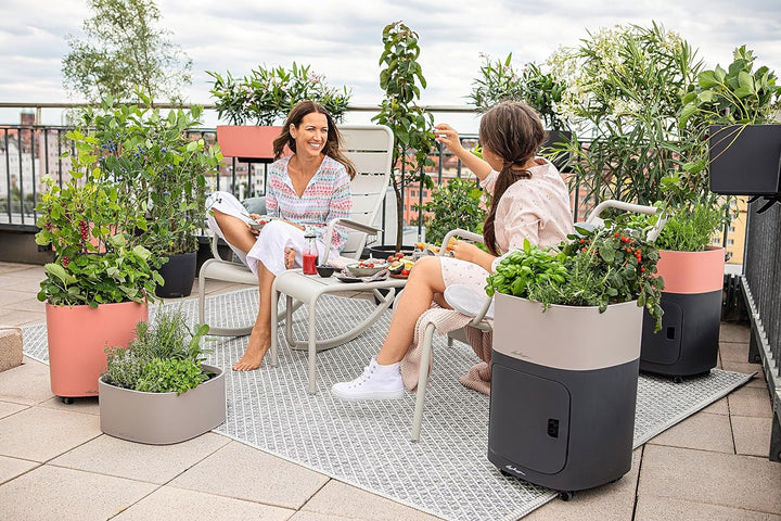 LECHUZA PILA Color Planter korallrot 15908 35x35x33 cm Korallrot, 35x35x33 cm Korallrot