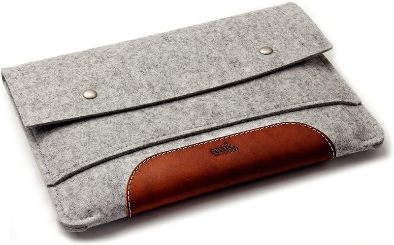 Pack & Smooch Für iPad Pro 12.9" (3.Gen.) Hülle Sleeve Case 100% Wollfilz Pflanzlich Gegerbtes Leder