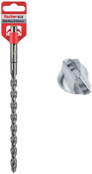 Fischer Propack SX Plus 5 S, 240 Dübel 5 x 25 cm, mit Schraube + SDS-Bohrer, 5 mm, wiederverwendbar,