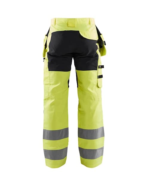 Blakläder 155218113389C58 Warn-Bundhose Grösse mit Stretch in gelb/marineblau, C58 C58 Yellow / Navy