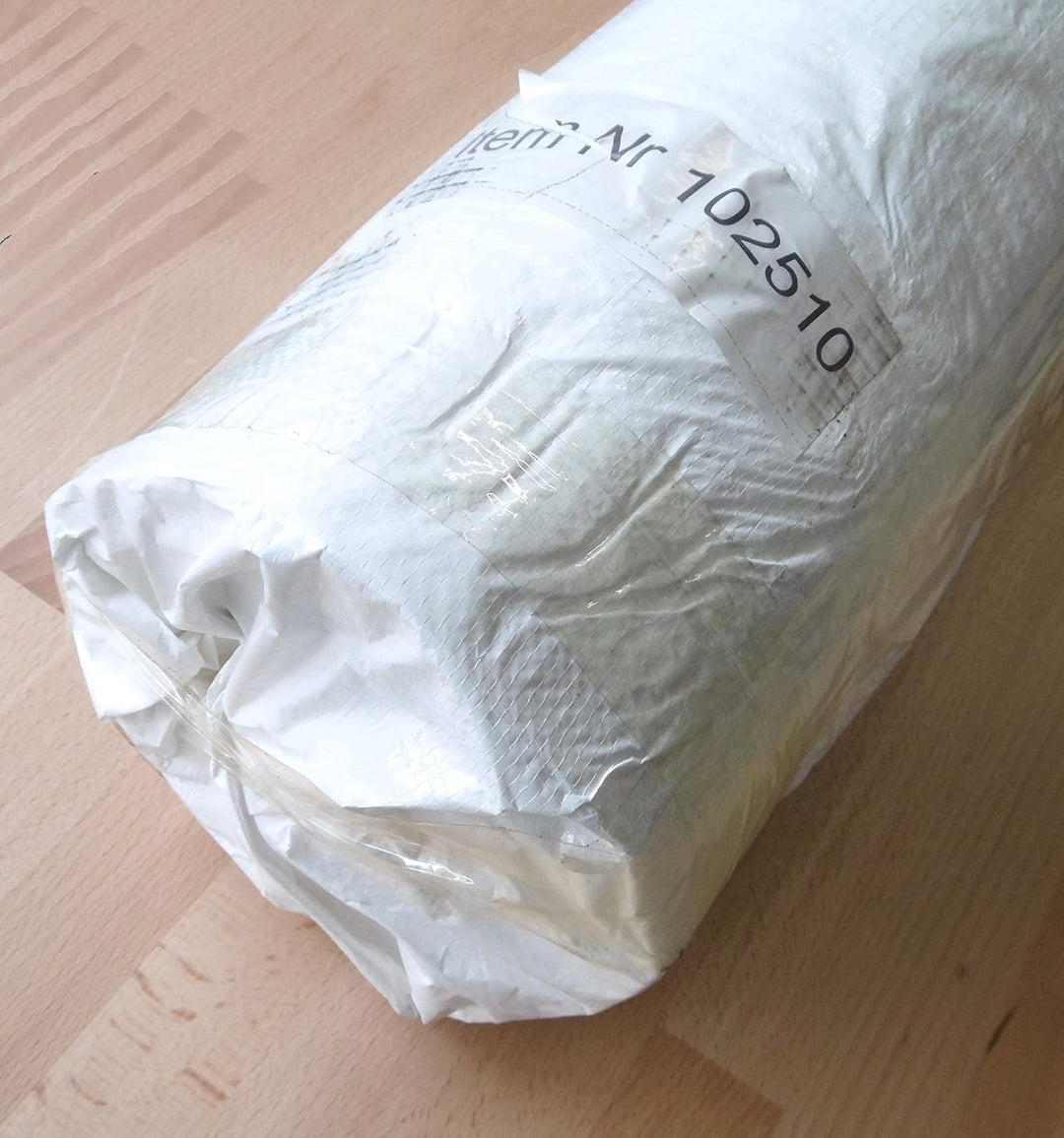 EXCOLO Gitterfolie 25m x 3,0m = 75m² transparent weiss Abdeckung Plane als Windschutz Sichtschutz We