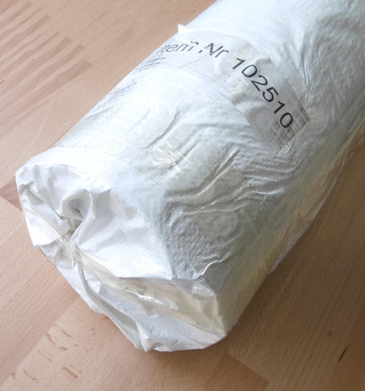 EXCOLO Gitterfolie 25m x 3,0m = 75m² transparent weiss Abdeckung Plane als Windschutz Sichtschutz We