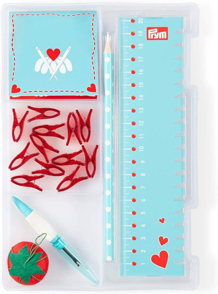 Prym 651222 Love Starter Set Nähen mint Nähset, 25 x 17 x 6,5 cm 25 x 17 x 6,5 cm Mint, 25 x 17 x 6,