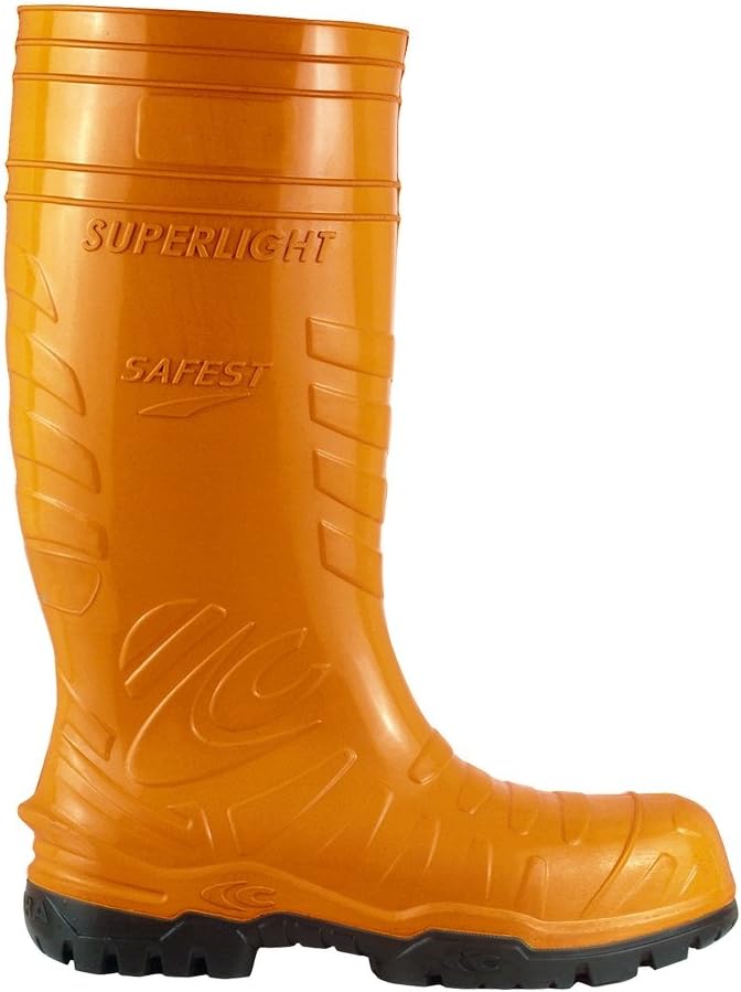 Cofra 00060-002.W45 SAFEST ORANGE S5 CI SRC Sicherheitsstiefel, Orange/Schwarz, Grösse 45 45 EU Oran