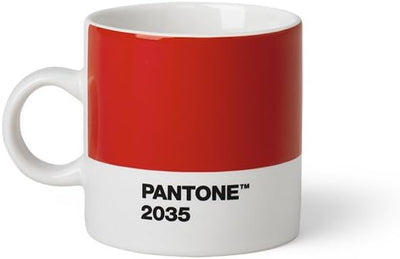 Pantone Porzellan Espressobecher 6er-Set, 6 Espressotassen à 120 ml, coffee, mit Henkel, spülmaschin