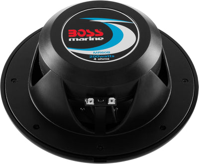 BOSS Audio MR60B Marine Serie 200 W 2-Wege Lautsprechersystem 16.5 cm schwarz 200W MR60B, 16.5 cm sc