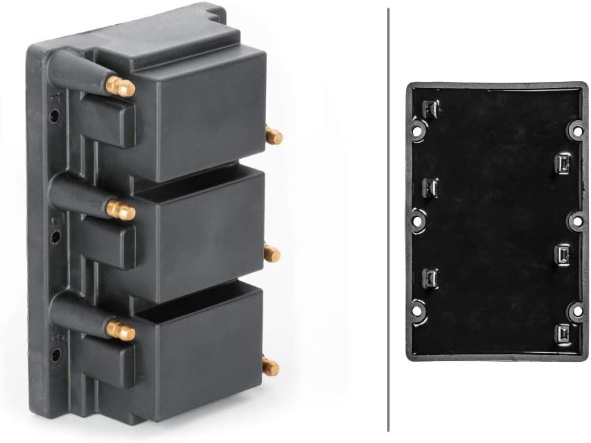 HELLA 5DA 230 035-111 Zündspule - 6-polig - Blockzündspule - geschraubt