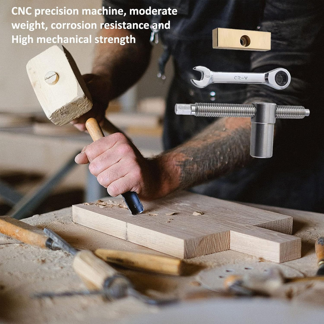 2 Stück Tisch-Werkbank, schnelle feste Clip-Klemmen für 19-mm-Loch, DIY-Positionierung, Holzbearbeit