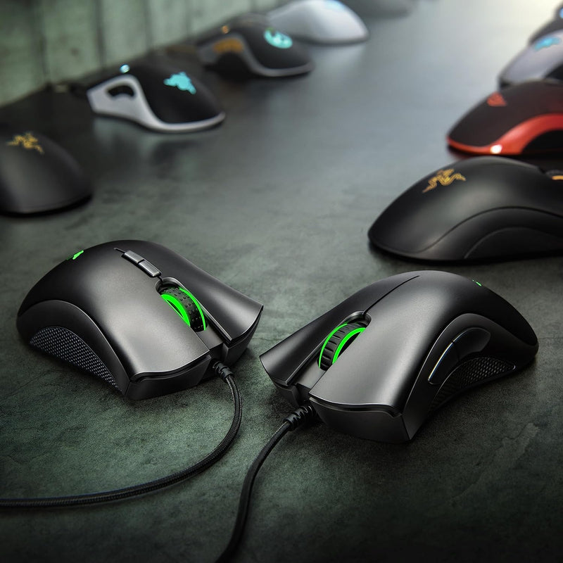 Razer DeathAdder Essential Gaming-Maus, optischer Sensor, 6400 DPI, 5 programmierbare Tasten, mechan