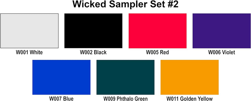 Wicked Color Set , 7x Wicked 60ml 1x Reducer 60ml