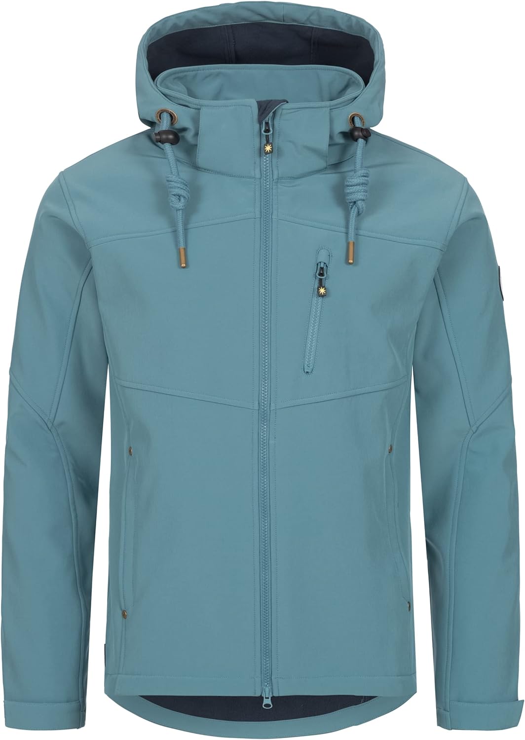 Ankerglut Herren Softshelljacke mit abnehmbarer Kapuze Übergangsjacke Windbreaker #ankerglutfreiheit