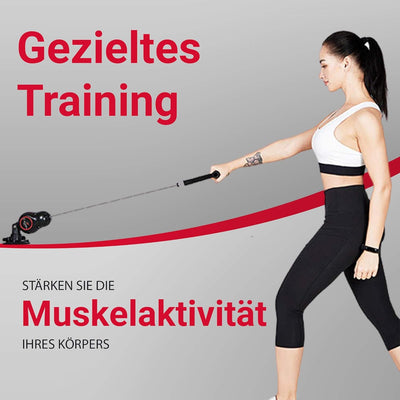 Casada MediPull einzigartiges Trainingsgerät für Fitness- & Dehnungsübungen – portabler Seilzug/Kabe