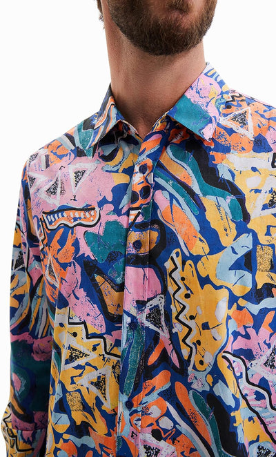 Desigual Herren Shirt S Material Finishes, S Material Finishes