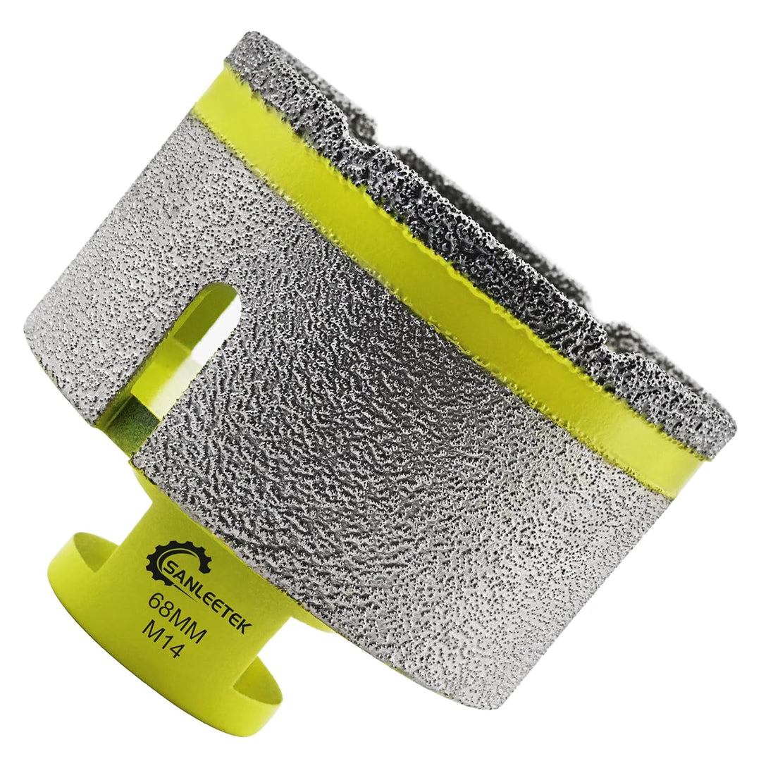 Diamant Fliesenbohrer 68mm Diamant Fingerfräser - Lochsäge Bohrkrone Bohren und Schleifen für Porzel