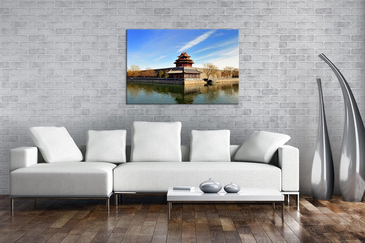 deyoli Nationales Palastmuseum in Taipeh im Format: 80x60 als Leinwandbild, Motiv fertig gerahmt auf