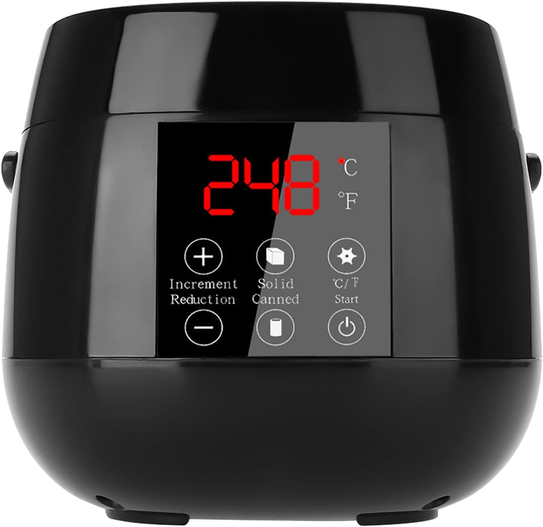 Wachs-Epilierer-Heizung, LED-Haarentfernung Wachs-Heizung Temperaturanzeige Wachs-Heizung mit 400 g