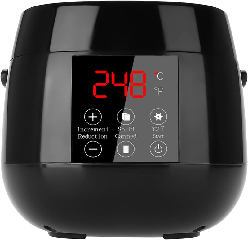 Wachs-Epilierer-Heizung, LED-Haarentfernung Wachs-Heizung Temperaturanzeige Wachs-Heizung mit 400 g