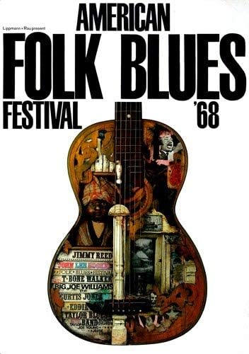 American Folk Blues Festival - Concert of, Frankfurt 1968 » Konzertplakat/Premium Poster | Live Konz