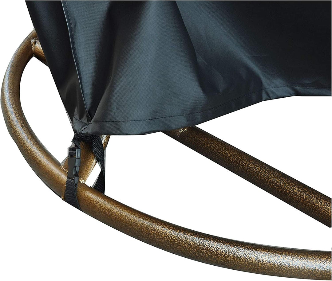 HONCENMAX Abdeckung für Hängesessel/Schwingsessel/Hängekorb - Garten Rattan Wicker Hängesessel wasse