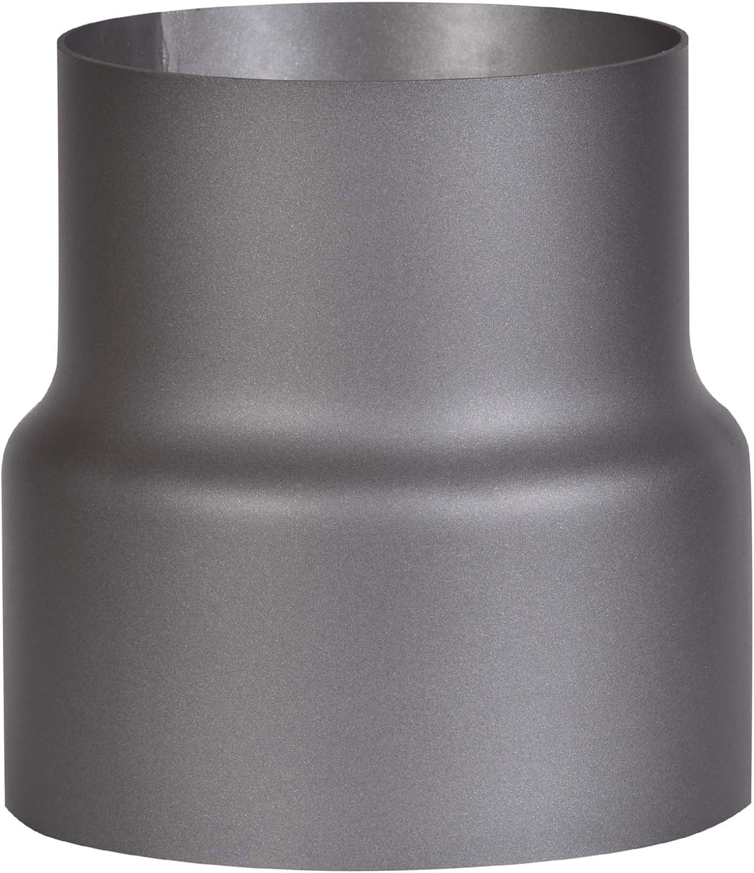 FIREFIX RD150/Ü2 Übergangsstück (Reduzierung) für 2 mm Starke Rauchrohre, dunkelgrau lackiert, von 1