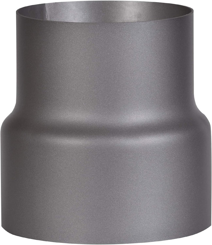 FIREFIX RD150/Ü2 Übergangsstück (Reduzierung) für 2 mm Starke Rauchrohre, dunkelgrau lackiert, von 1